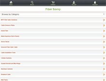 Tablet Screenshot of fibersavvy.com
